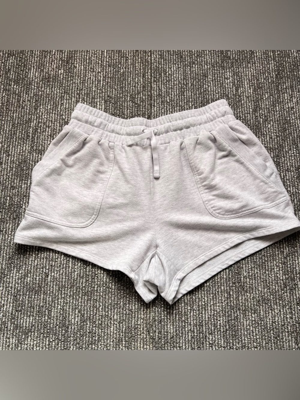 DSG Light Gray Athletic Shorts Pockets Drawstring Waist Size XS